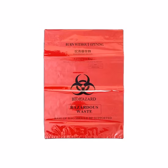 PP PE オートクレーブ医療廃棄物 10L バイオハザード バッグ反