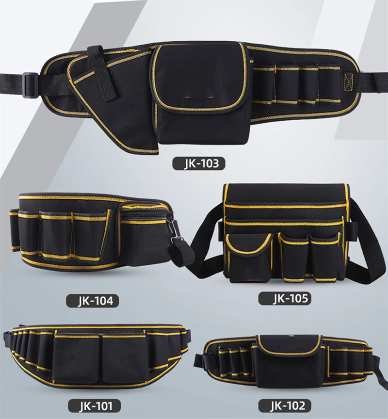 OEM/ODM Customize Multi-Functional Oxford Hardware Maintenance Electrician′ S Waist Tool Belt